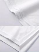 Baskılı Oversize Bisiklet Yaka T-shirt - Beyaz resmi